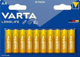 Varta LongLife LR6 10-Pack of AA Batteries